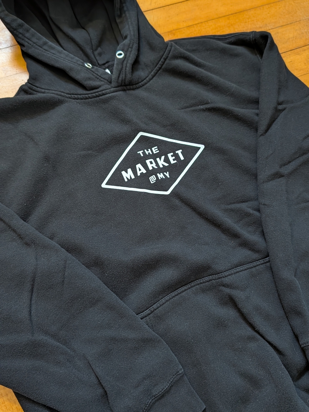 The Market Black Logo Hoodie - The Market Minneapolis Minnesota